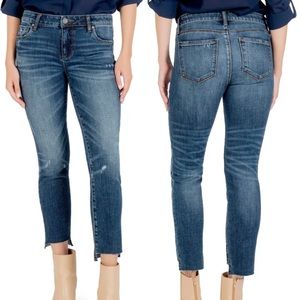 KUT Kut From The Kloth Reese Fab Ab High Rise Ankle Straight Leg Jeans Size 14